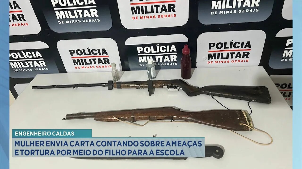 Eng. Caldas: Mulher Envia Carta Contando sobre Ameaças e Tortura por meio do Filho para a Escola.