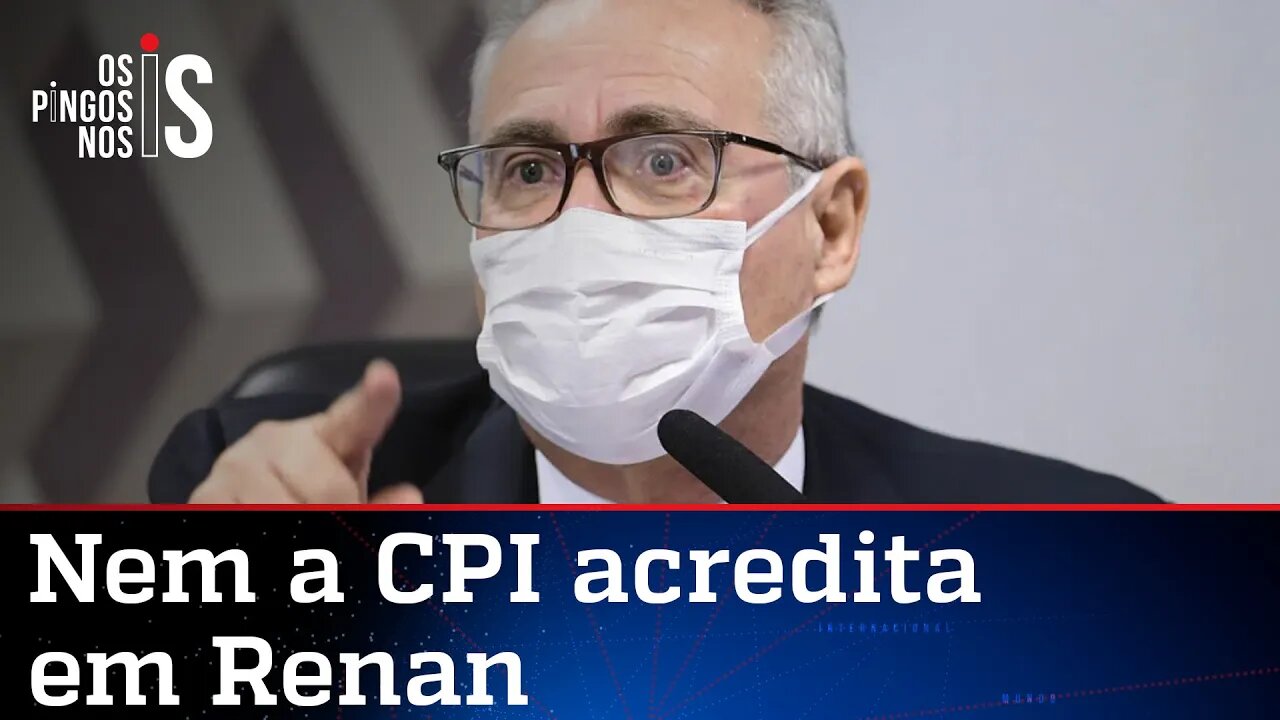 Relatório de Renan não convence nem G7 da CPI e provoca racha com Aziz