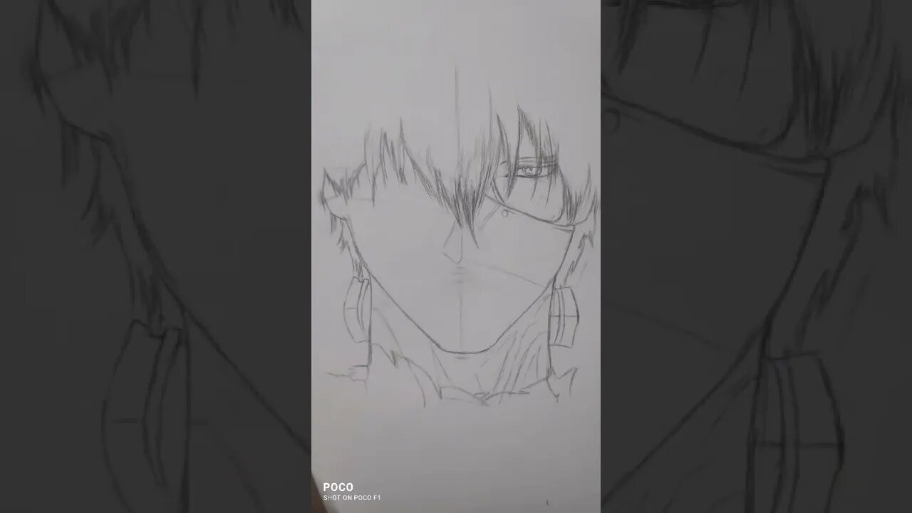 Tokyoghoul (Animesketch(Fanart)#shorts #youtubeshorts #shortsvideo #like #ytshorts #follow #subscrbe