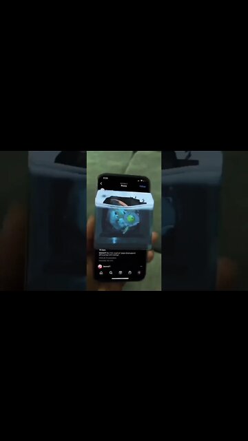 Augmented reality appeared on the mobile phones - future will be interesting #shorts #clips