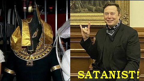 Elon Dresses Up As Egyptian God Of The Underworld As He Pushes Forward To Put Brain Chip In Humans!
