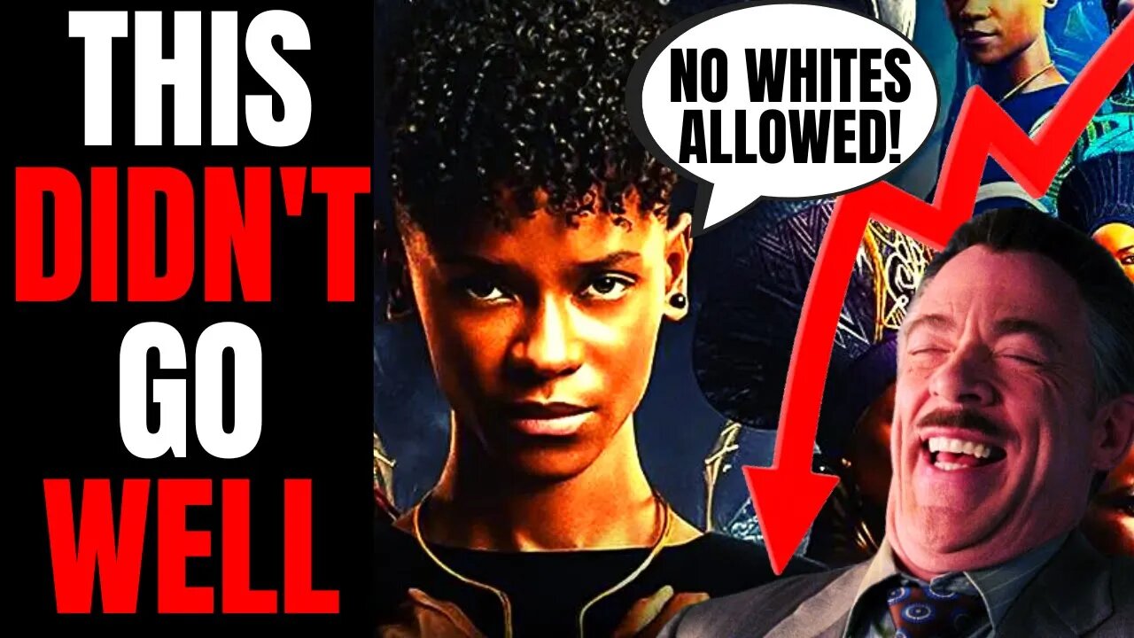 Wakanda Forever Gets BAD NEWS At Box Office After Woke Marvel ACTIVISTS Told White People Not To Go