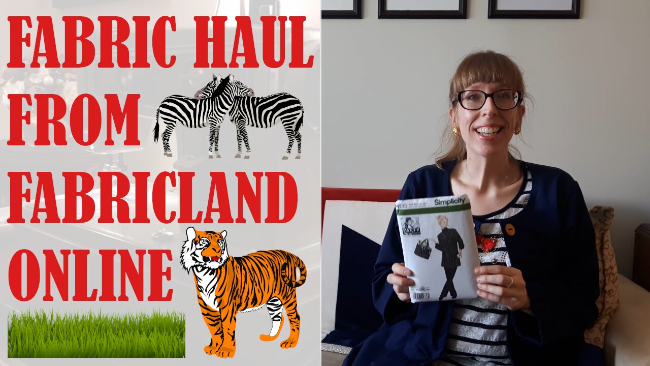 🦓🦁 FABRIC HAUL FROM FABRICLAND ONLINE 🦁🦓| BUDGETSEW