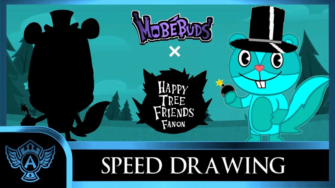 Speed Drawing: Happy Tree Friends Fanon - Cubly | Mobebuds Style