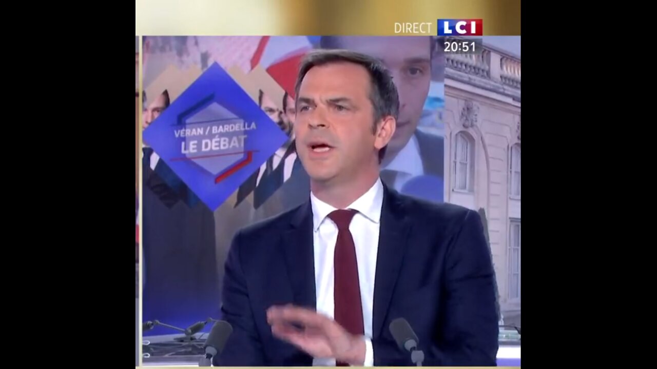 M. Bardella face à m. Véran qui manque de sang-froid.