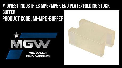 Midwest Industries MP5/MP5K End Plate/Folding Stock Buffer - MI-MP5-BUFFER