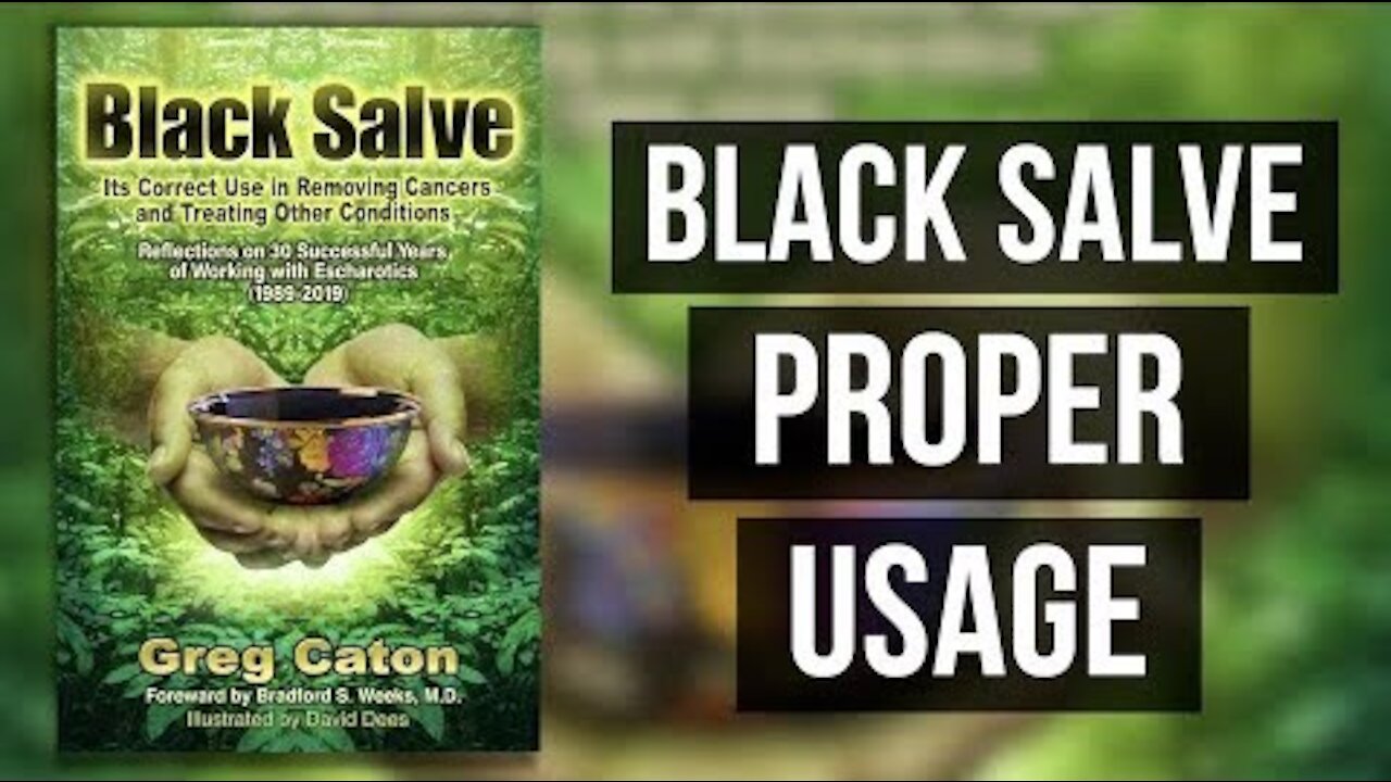 Black Salve - Proper Usage