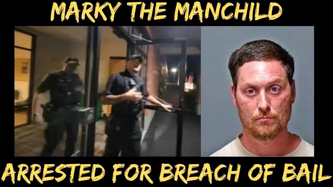 "Marky the Manchild: AKA Press NH Now Arrested For Breach Of Bail"