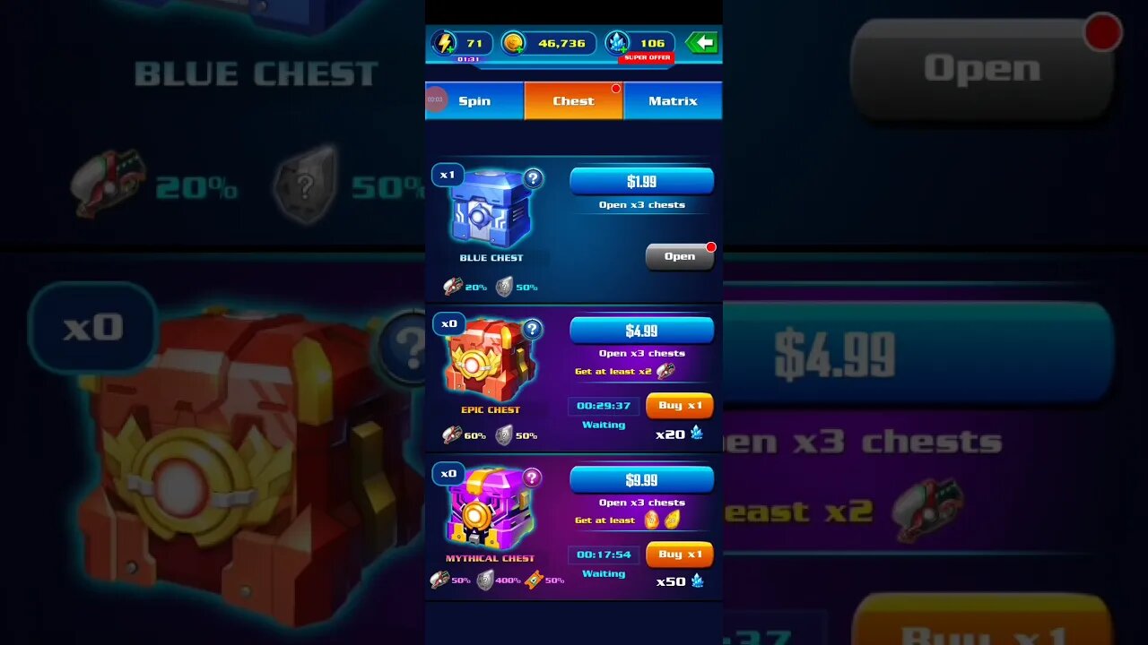 GALAXY ATTACK ALIEN SHOOTER - BLUE CHEST