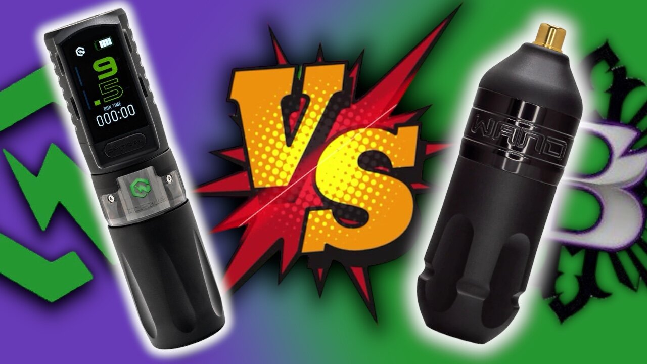 Tattoo Machine Battle - Critical Torque 5.0 Vs. Bishop Wand Liner