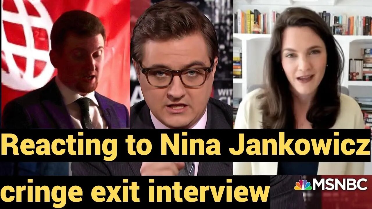 Reacting to Nina Jankowicz cringe exit interview