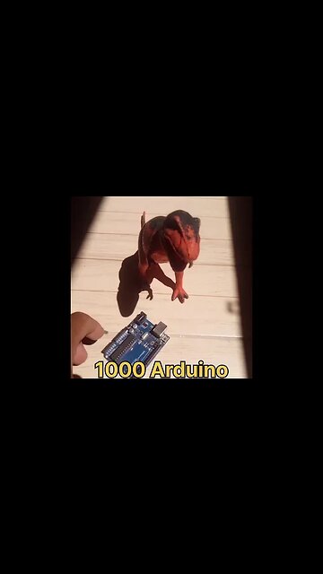 1000 #Arduino #Dinosaur Videos Quest #AeroArduino #Intro #1000ArduinoDinosaur