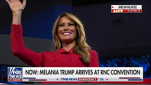 Melania Trump Arrives At The RNC