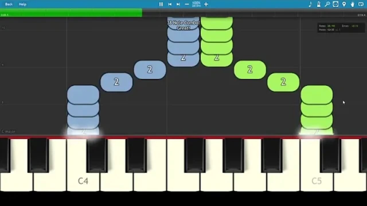 Finishing "Chopsticks" Easy in Synthesia (Or Not?)