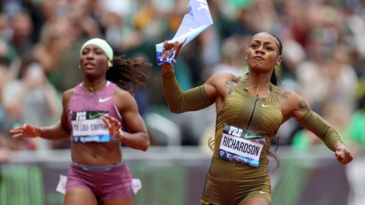 Sha’Carri Richardson Wins Women’s 100M: Diamond League Prefontaine Classic 2024.