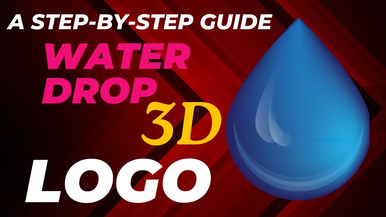 How To Make Waterdrop Icon Logo in Illustrator