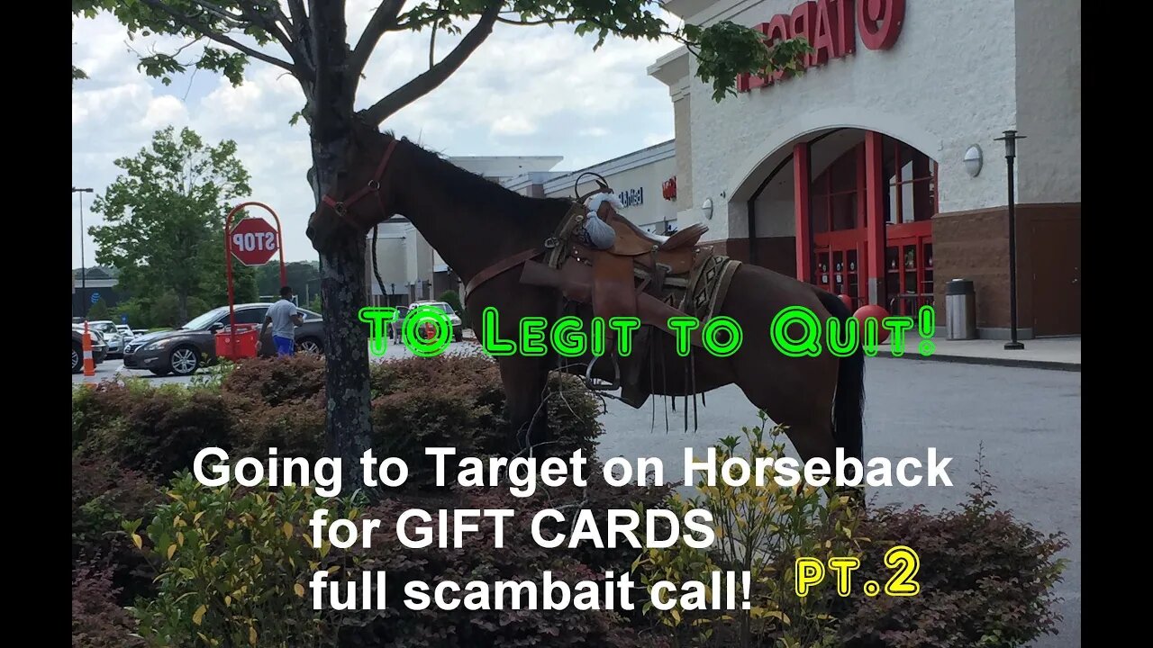 Horse ride 2 Target part 2 All calls following the Accident while riding to target to get gift cards