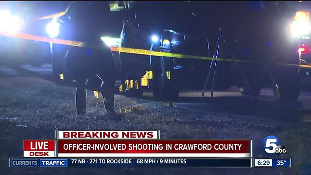 Officer-involved shooting in Crawford County