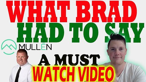 Brad From Randy Marion Talks Mullen │ Mullen EPA Coming Soon ?! ⚠️ Mullen Investors Must Watch