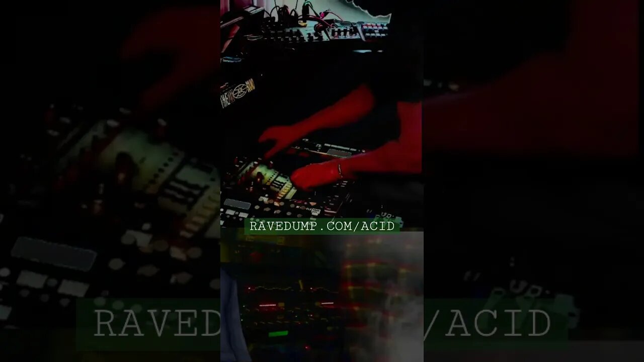 RAVEDUMP.COM/ACID HARDWARE 2023 #303acid #improv #played #four #303s #LIVE OG-777 FR Freestyle sweep