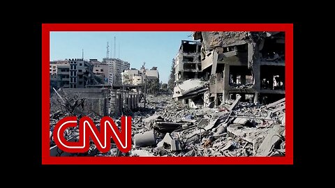 Drone footage of war-torn Gaza shows immense destruction