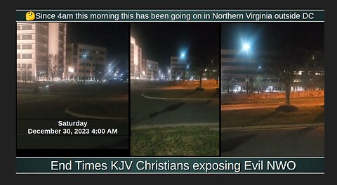 🤔Since 4am this morning this has been going on in Northern Virginia outside DC