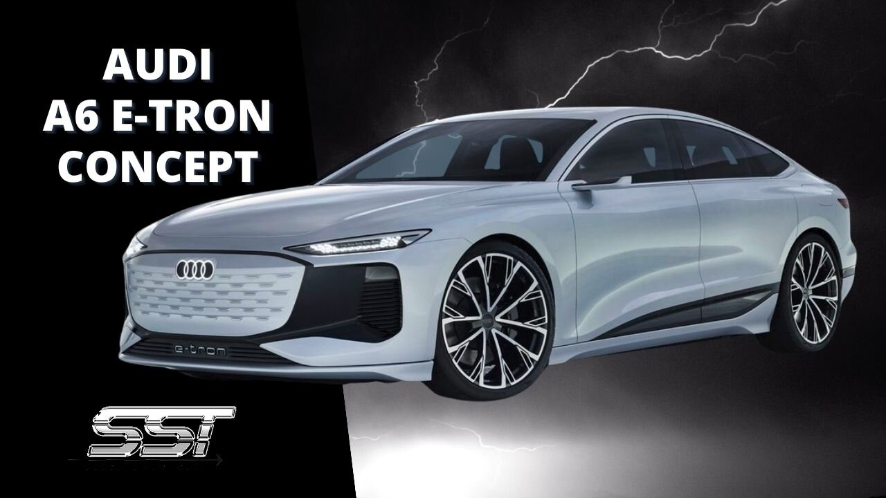 Audi A6 e-trong Concept Car First Look