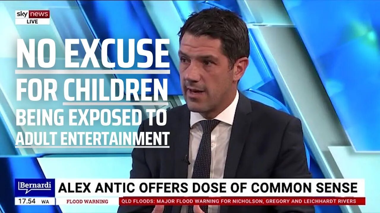 No Excuse for Children Being Exposed to Adult Entertainment