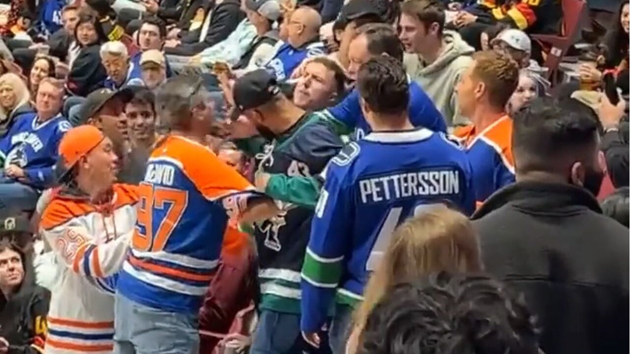 Hockey Season In Vancouver Started With A Giant Brawl In The Stands