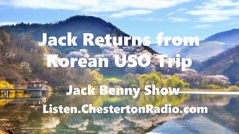 Jack Returns from Korea USO Trip - Longest Laugh - Jack Benny Show