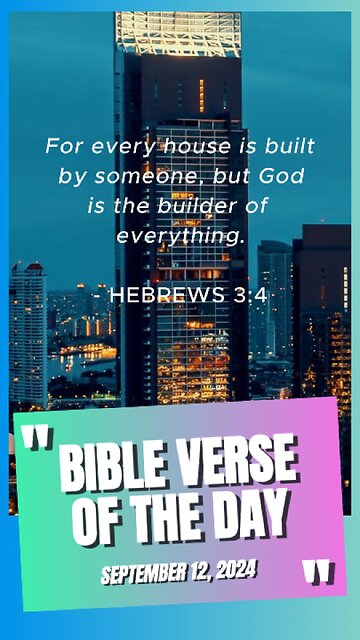 Bible Verse of the Day: September 12, 2024