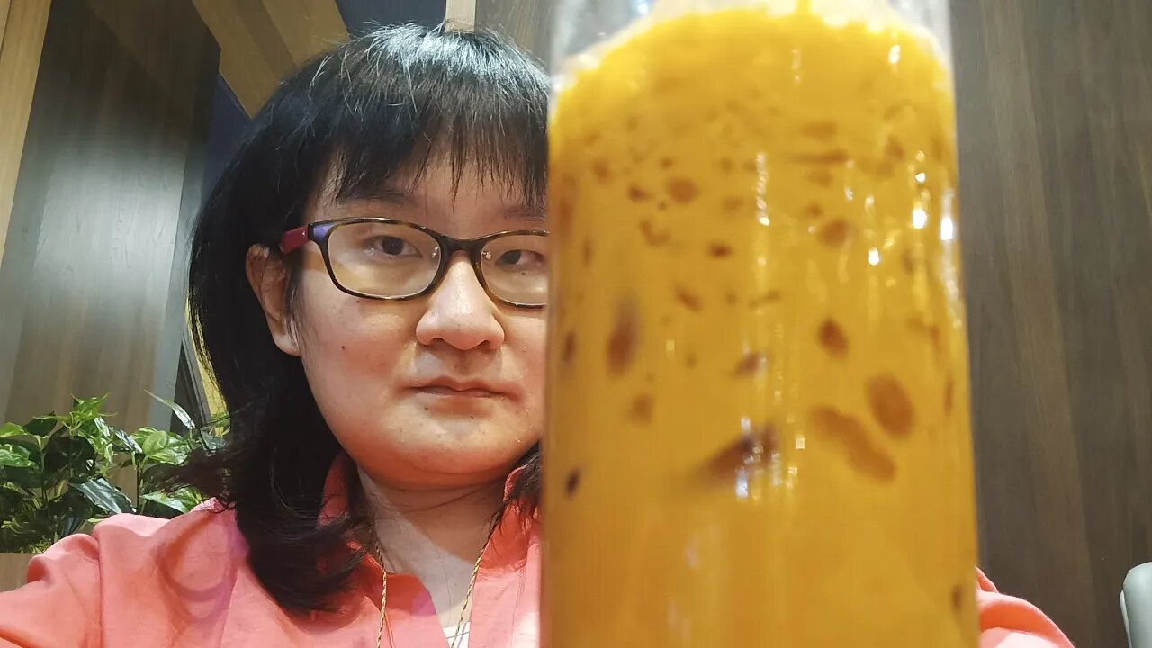 MY FAVORITE MILK THAI TEA ONLY 🤣🤣🤣🤣🤣🙄