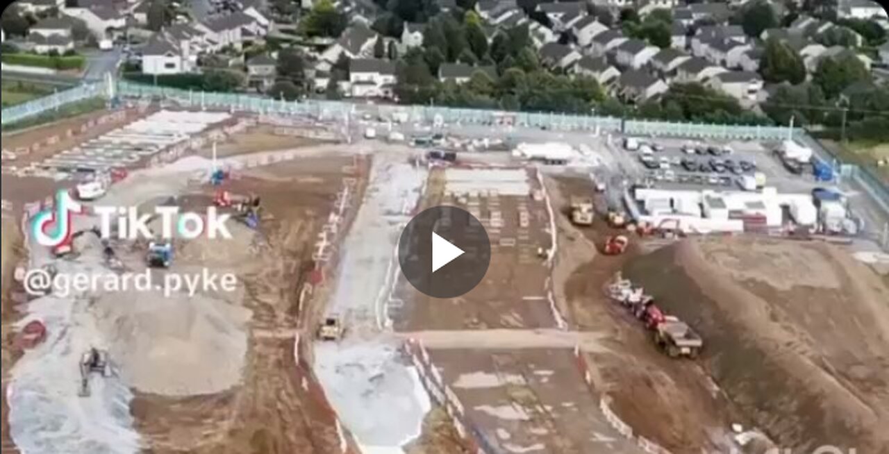 The Irish government is building a large camp for undocumented immigrants...