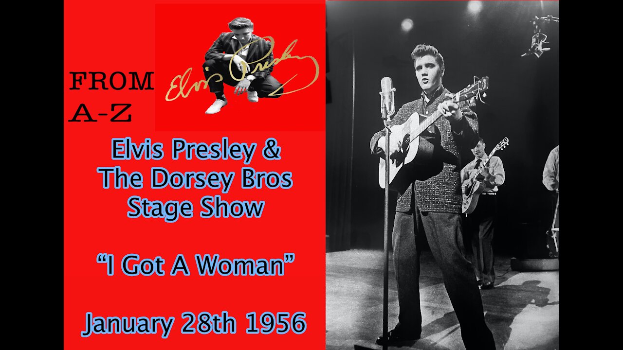 Elvis First TV Appearance Dorsey Bros "Stage Show" Jan 28 1956 "I Got A Woman"