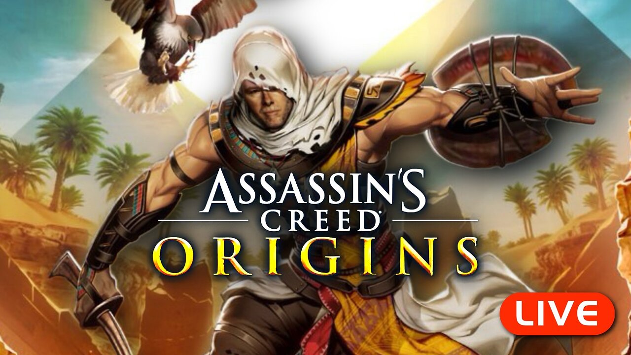 🔴LIVE - FIRST LOOK at ASSASSINS CREED ORIGINS - Part 1