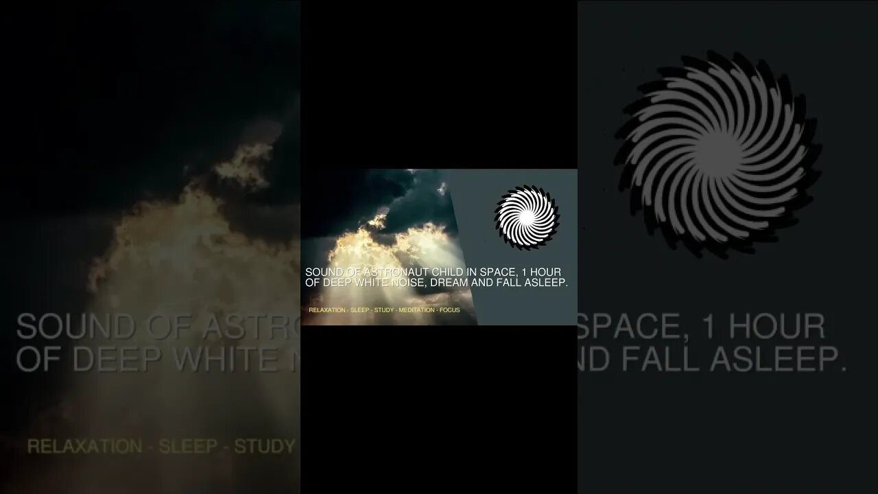 Sound Of Astronaut Child In Space, 1 Hour Of Deep White Noise, Dream And Fall Asleep#shorts