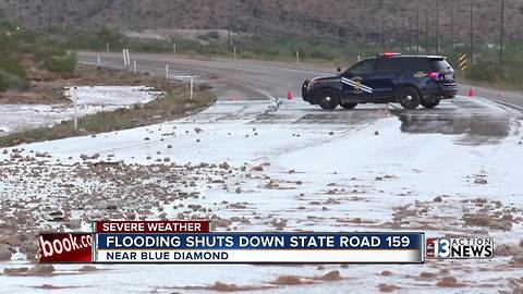 UPDATE: SR 159 back open after being shut down due to monsoon storm