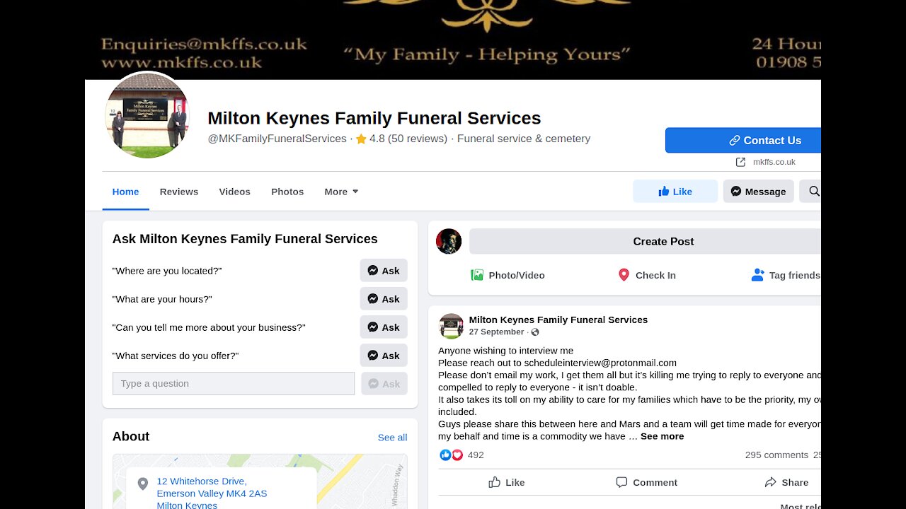 Supporter Video | News roundup | Funeral Director speaks about what he sees