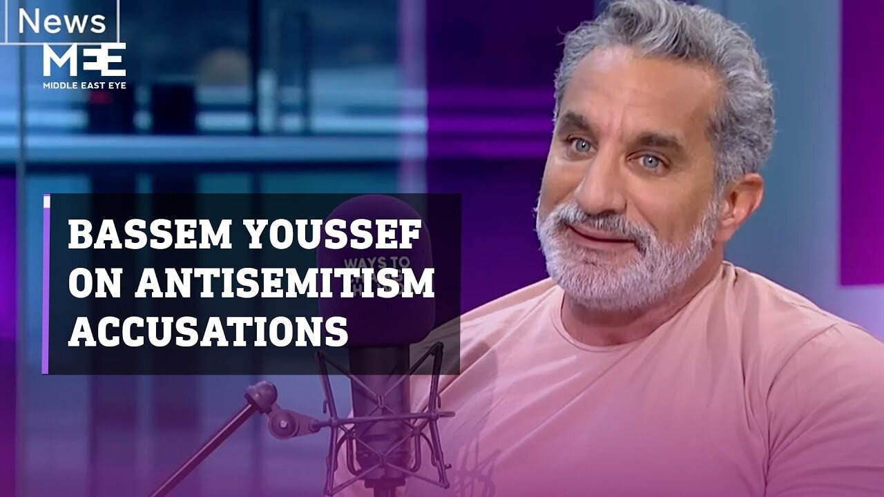 Comedian Bassem Youssef says antisemitism accusations have become ‘empty accusations’