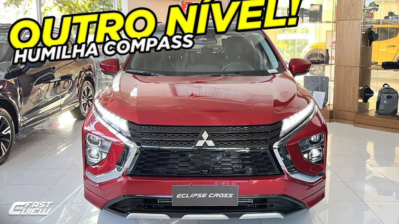 NOVO MITSUBISHI ECLIPSE CROSS HPE-S 2024 SUV 4x4 + BARATO QUE COMPASS E MAIS CONFIÁVEL DA CATEGORIA