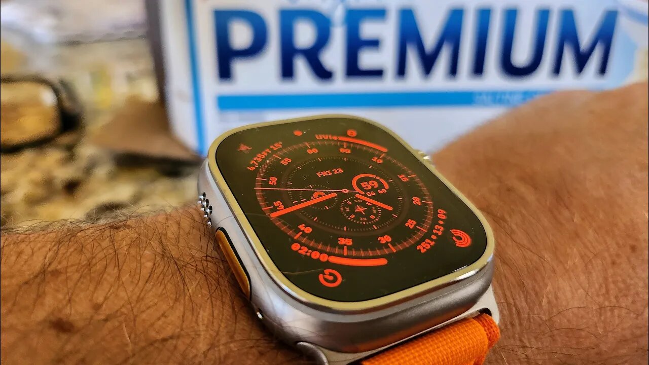 Watch Ultra Day One... (a smartwatch by Apple)