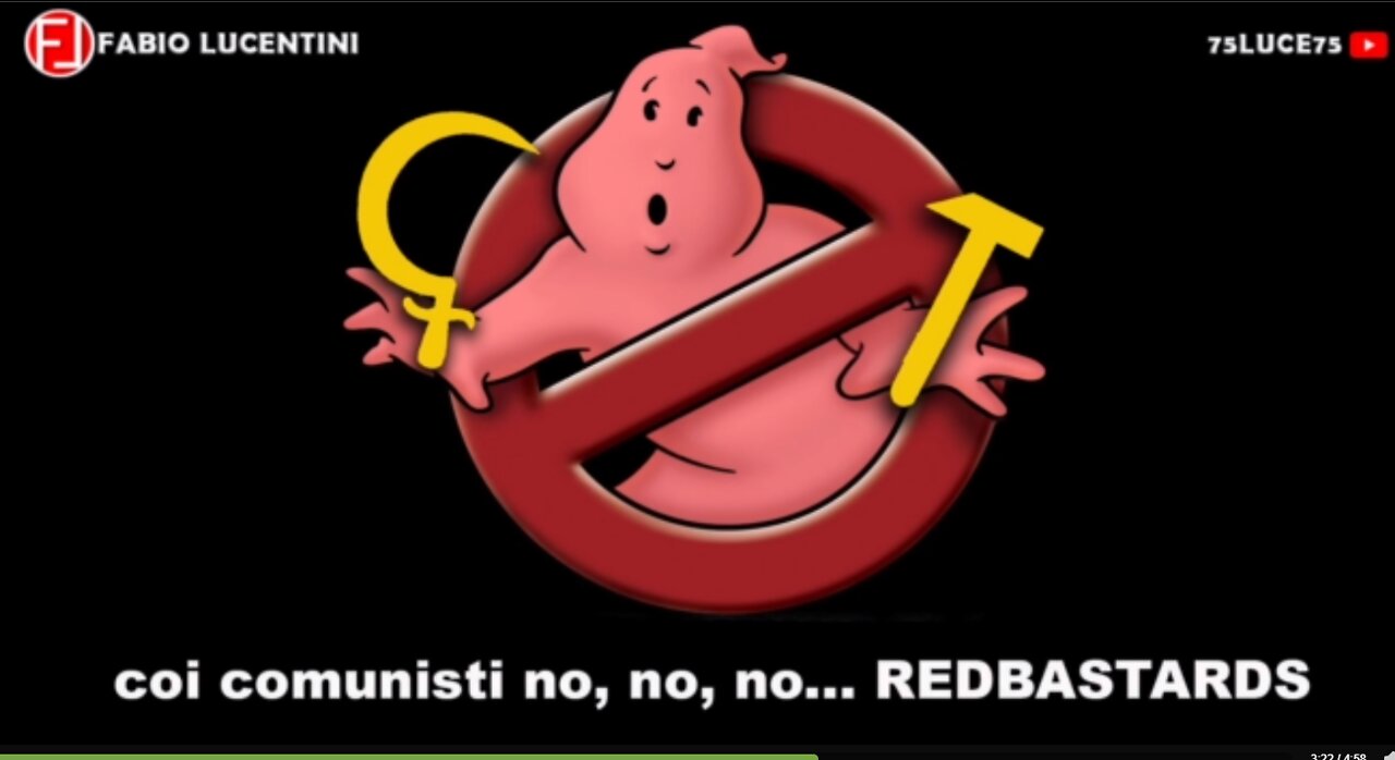 REDBASTARDS di Fabio Lucentini parodia GHOSTBUSTERS VERSO LE ELEZIONI ITALIANE DEL 25 SETTEMBRE PER LE DIMISSIONI DEL NOTO MASSONE,GESUITA E SIONISTA MARIO DRAGHI CAMPAGNA ELETTORALE