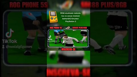 PES6 ATUALIZADO 2023 no celular Android graças ao AetherSX2 Emulator de PlayStation 2 #games