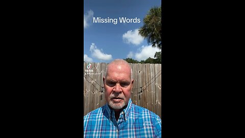 Missing Words