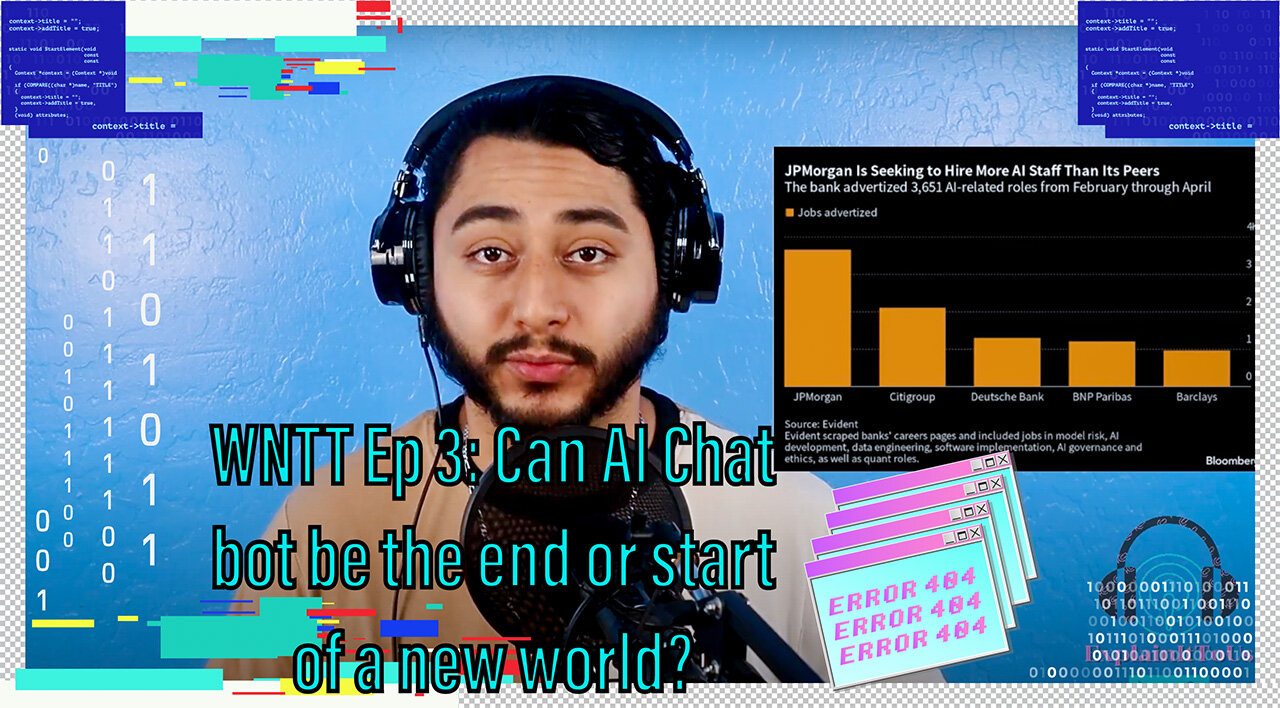 Can ai chat bot be the start of a #newworld or the end of one? We Need To Talk Episode #3