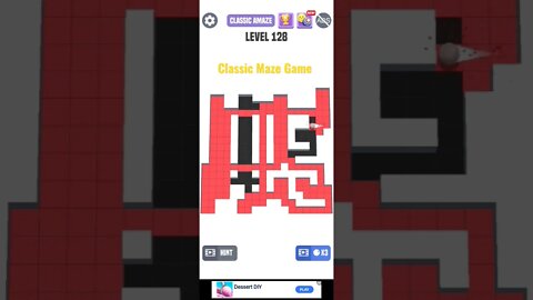Classic Maze Game Level 128. Part 2 #shorts
