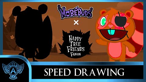 Speed Drawing: Happy Tree Friends Fanon - Ethan | Mobebuds Style