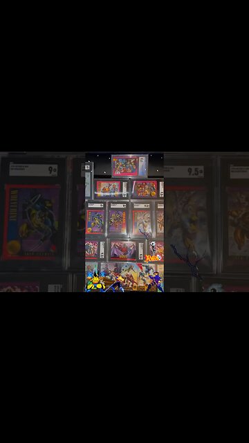 Classic X-Men Vibes.. #marvel #xmen #collection #tradingcards #nostalgia #vintage #wow #fun #shorts