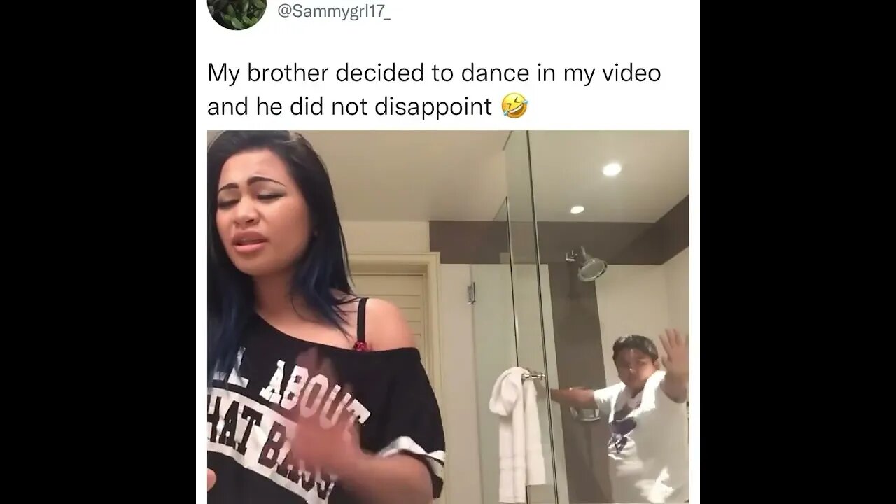Little brother decided to join in.