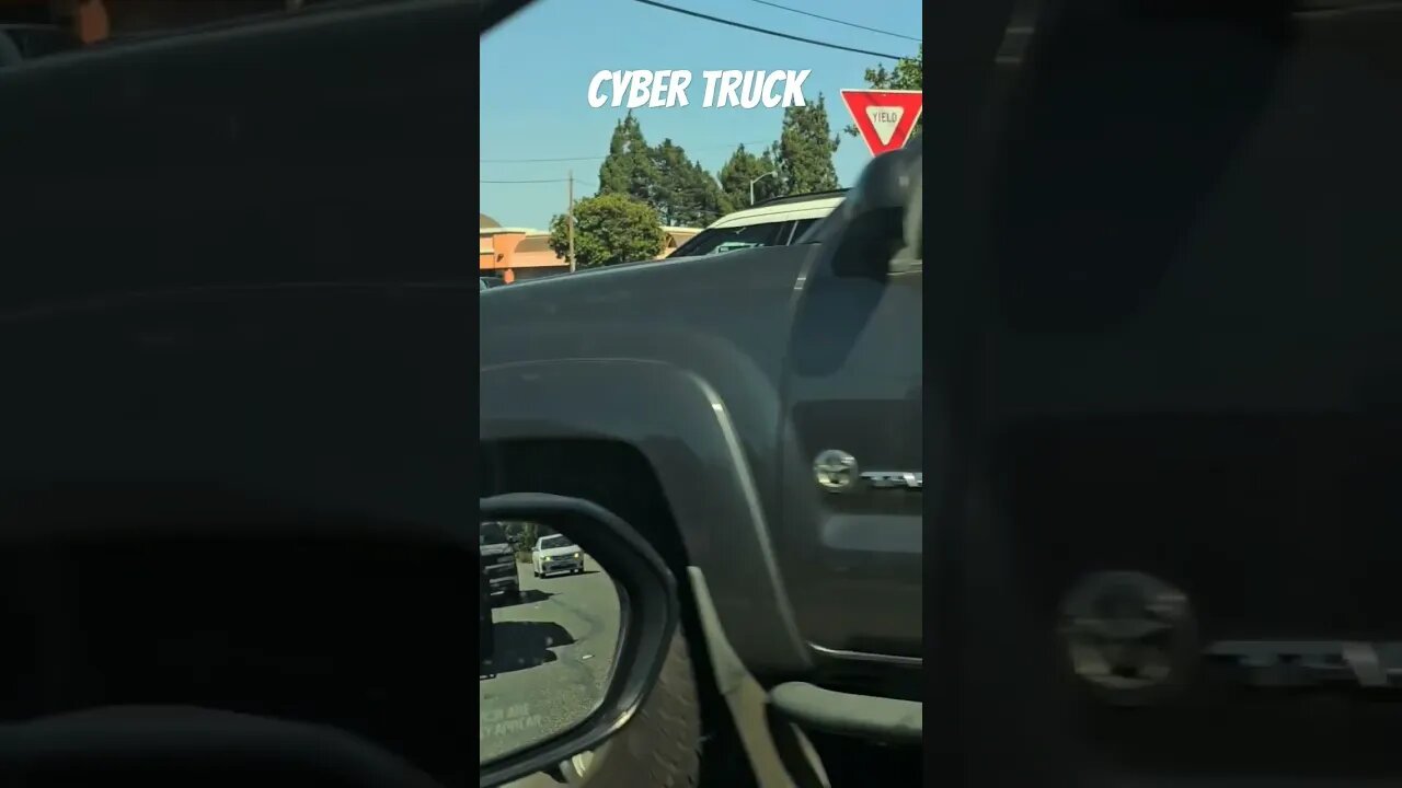 Tesla Cyber Truck spotted with F150 Wrap #cybertruck #teslacybertruck #tesla #shorts